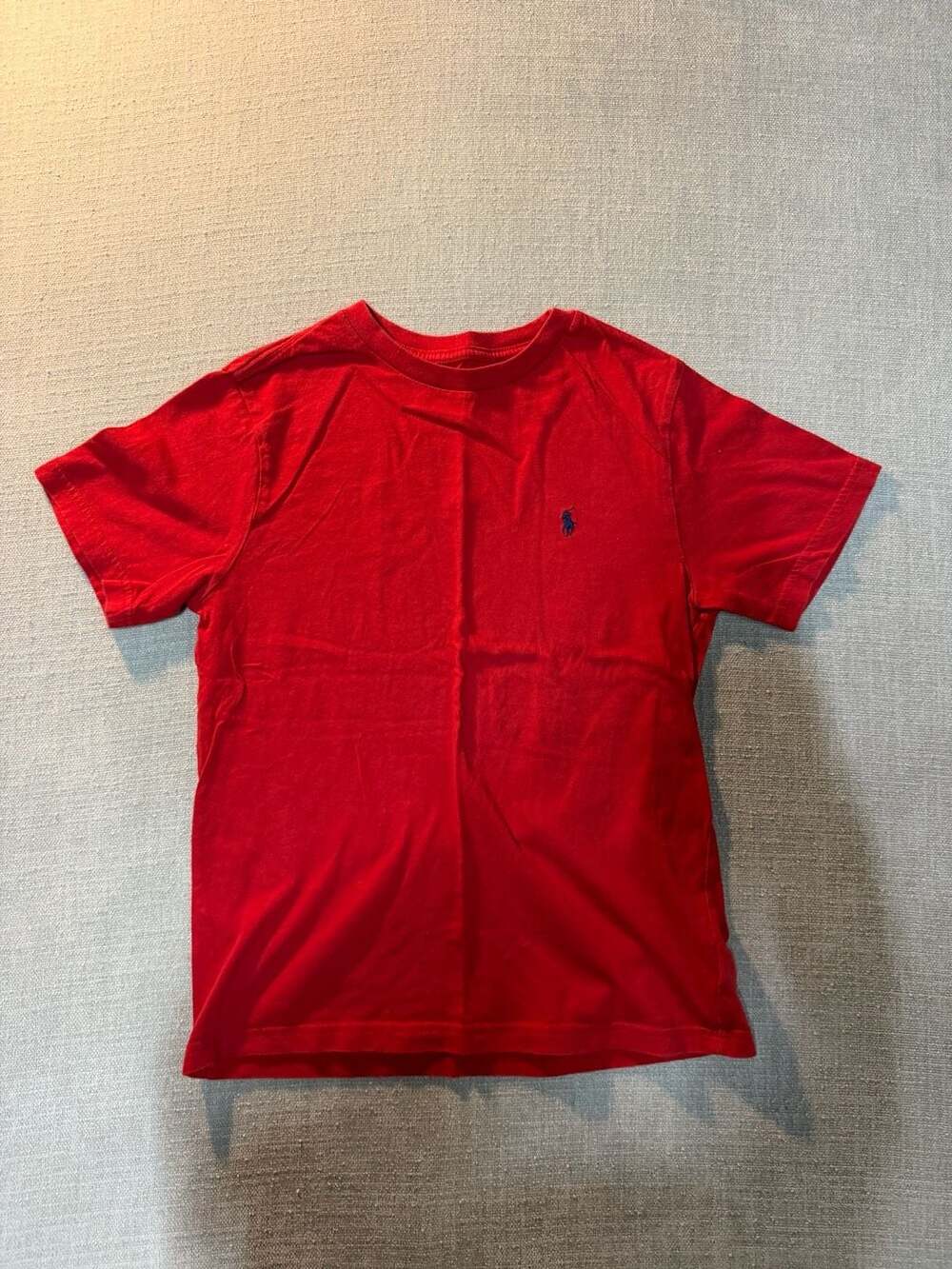 Polo Ralph Lauren Red Short Sleeve Crewneck T-Shirt Size M kids
